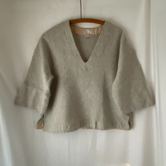 Wool-Cashmere Odette Top by Le Fou by Wilfred (Aritzia), M - Picture 1 of 4